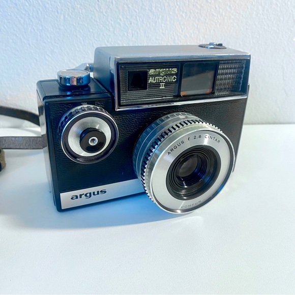 📸 Vintage 1960s Argus Autronic II 35mm Camera f 2.8 Cintar 50mm Lens Case Strap - Picture 12 of 15